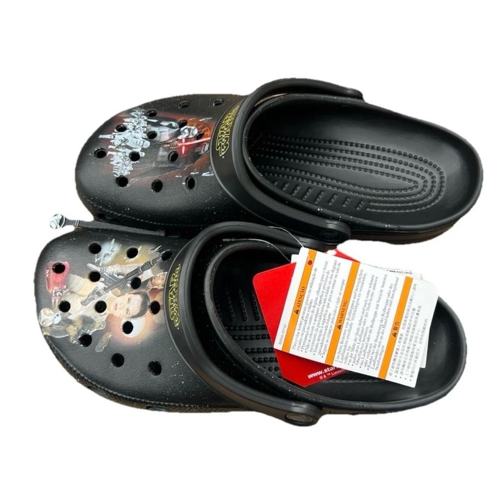 Crocs Classic Star Wars Clog Black Men's 8, Women's 10 Medium - Picture 2 of 7